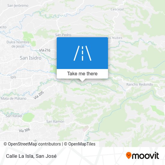 Mapa de Calle La Isla