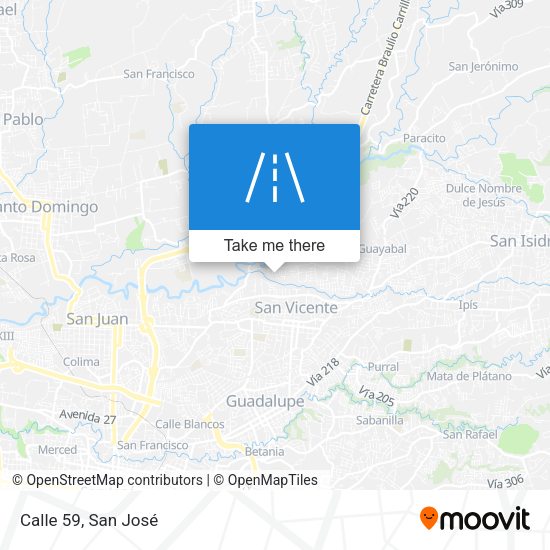 Mapa de Calle 59