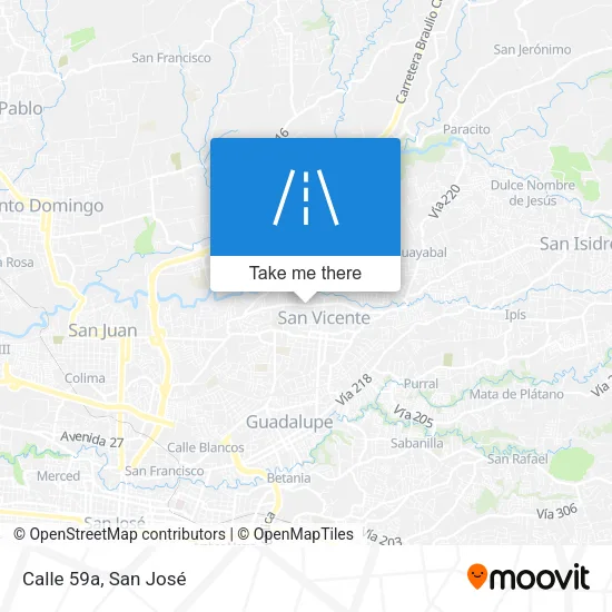 Calle 59a map