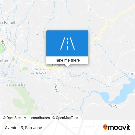 Avenida 3 map
