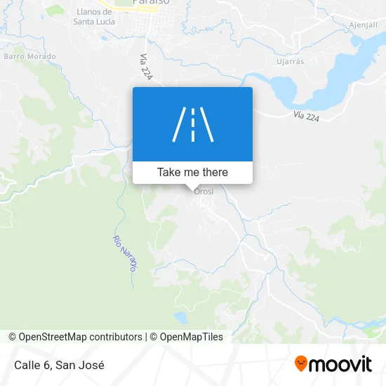 Calle 6 map