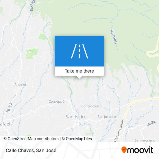 Mapa de Calle Chaves