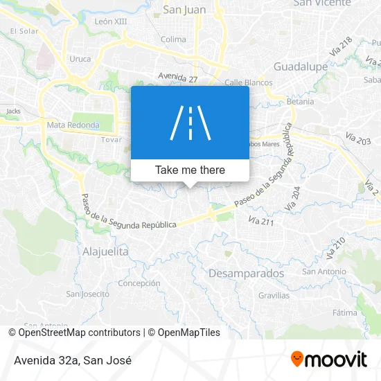 Avenida 32a map