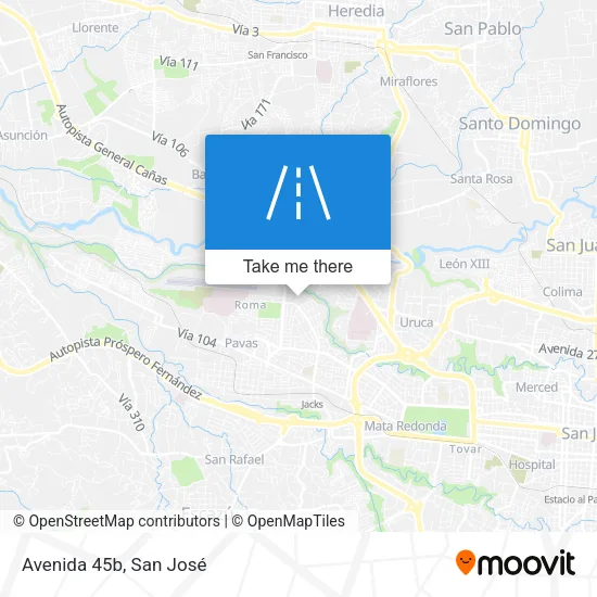 Avenida 45b map