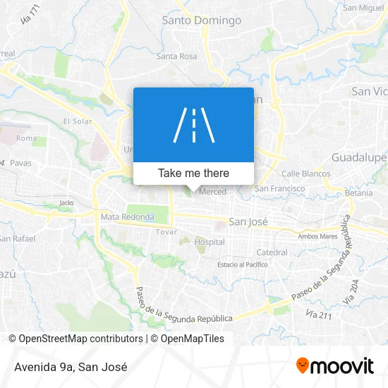 Avenida 9a map