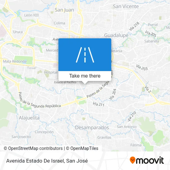 Avenida Estado De Israel map