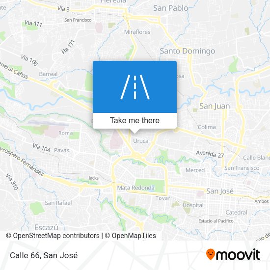 Mapa de Calle 66