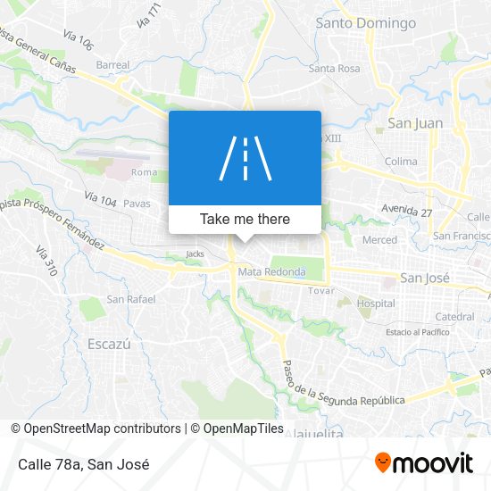 Mapa de Calle 78a