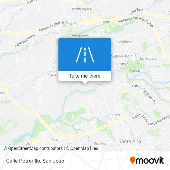 Calle Potrerillo map