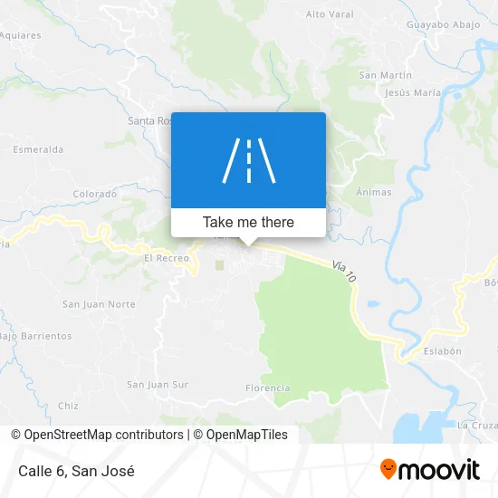 Calle 6 map