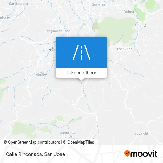 Calle Rinconada map