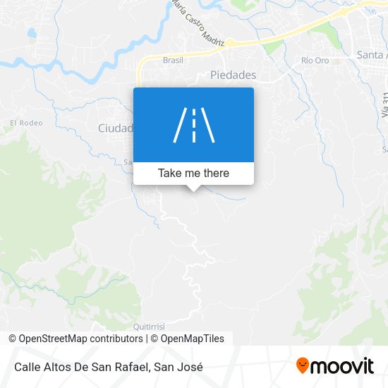 Calle Altos De San Rafael map