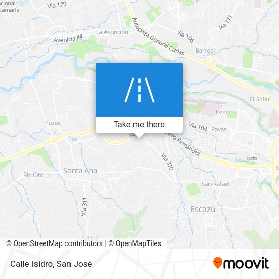 Mapa de Calle Isidro