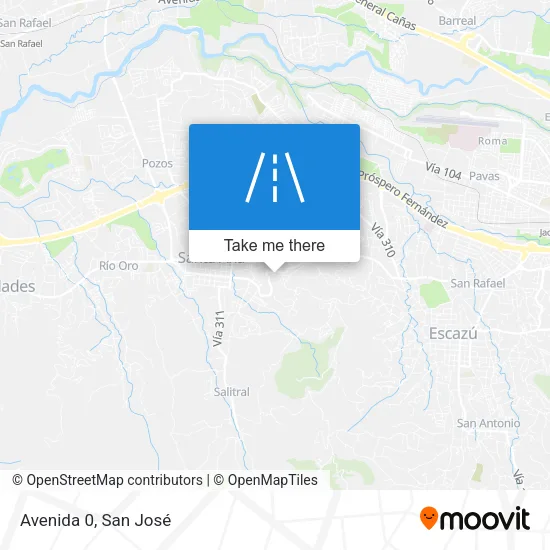 Avenida 0 map