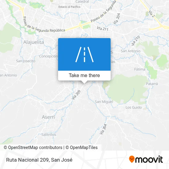 Ruta Nacional 209 map