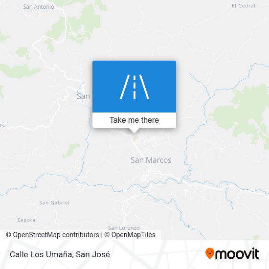 Calle Los Umaña map