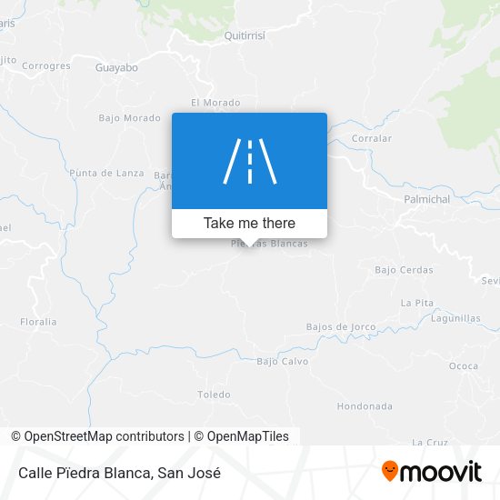 Calle Pïedra Blanca map