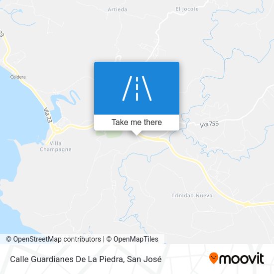 Mapa de Calle Guardianes De La Piedra