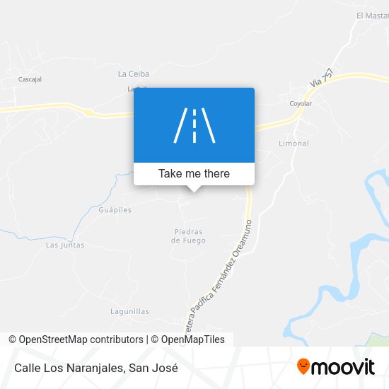 Calle Los Naranjales map