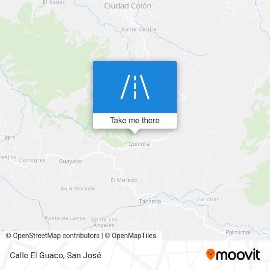 Mapa de Calle El Guaco