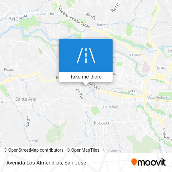 Mapa de Avenida Los Almendros