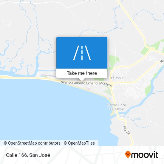Mapa de Calle 166