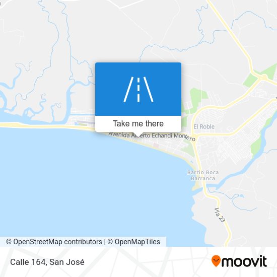 Mapa de Calle 164