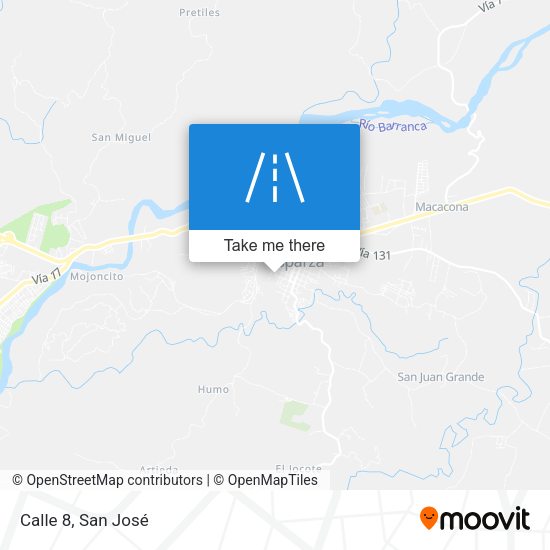 Mapa de Calle 8