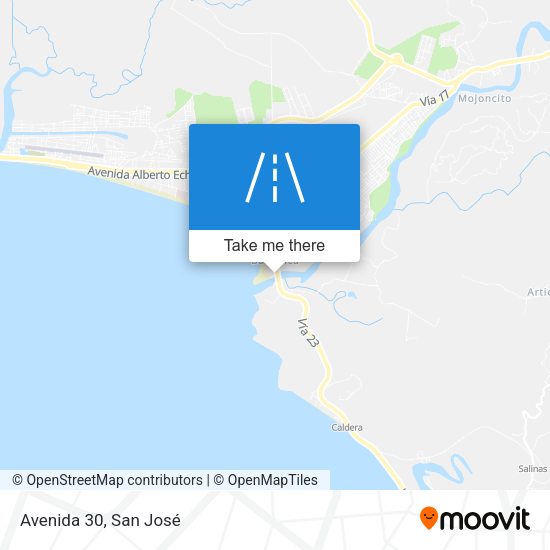 Mapa de Avenida 30