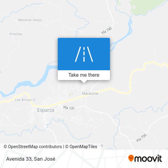 Mapa de Avenida 33