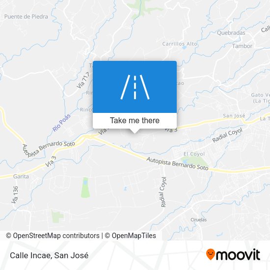 Mapa de Calle Incae