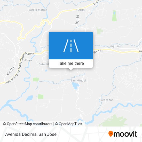 Mapa de Avenida Décima