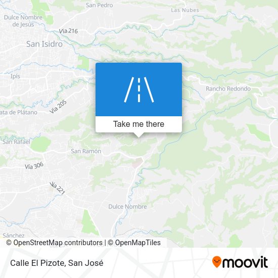Mapa de Calle El Pizote