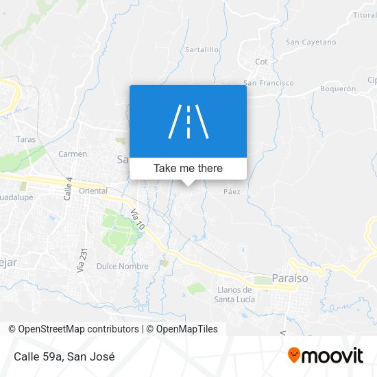 Mapa de Calle 59a
