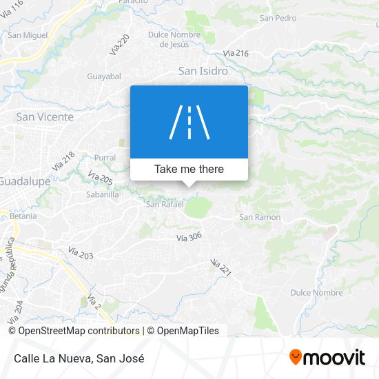 Mapa de Calle La Nueva