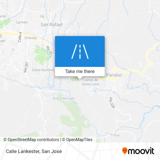 Mapa de Calle Lankester