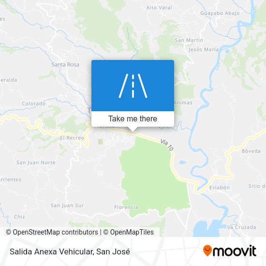 Salida Anexa Vehicular map