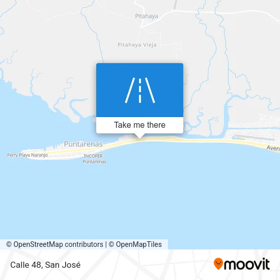 Calle 48 map