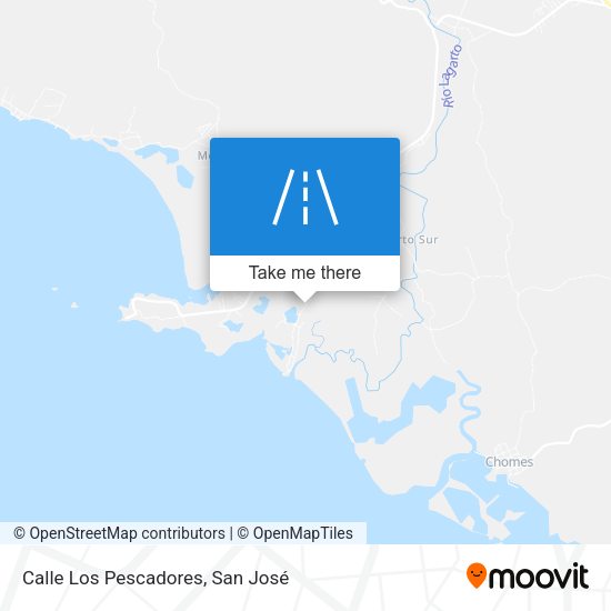 Calle Los Pescadores map