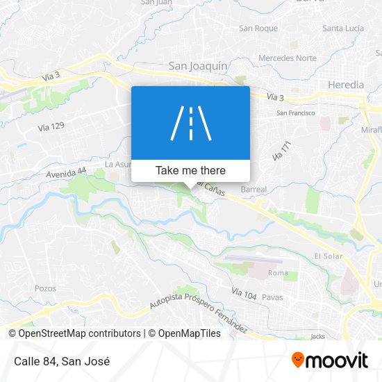 Mapa de Calle 84