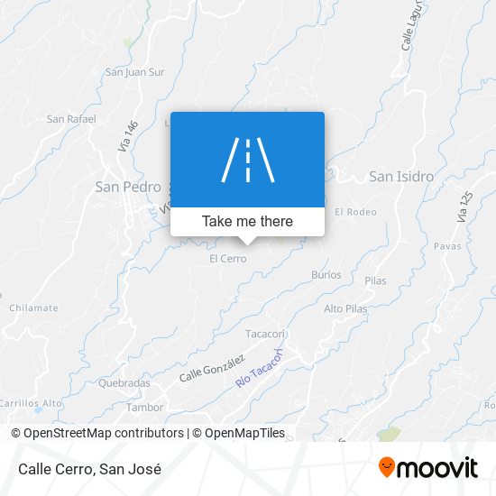 Mapa de Calle Cerro