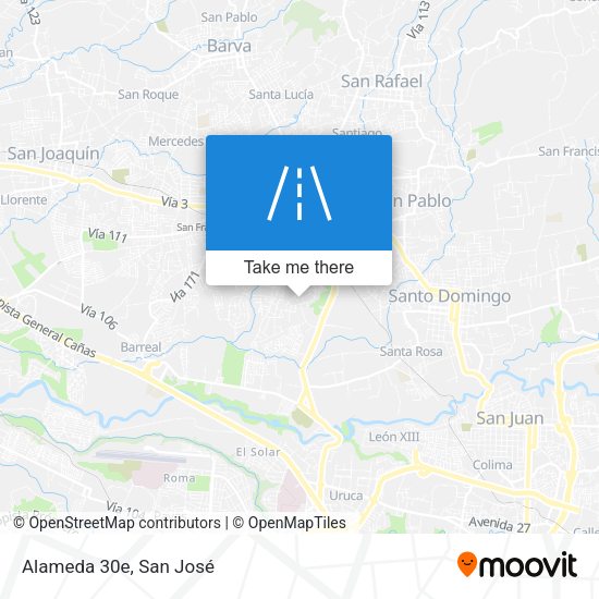 Mapa de Alameda 30e