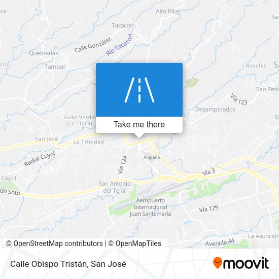 Mapa de Calle Obispo Tristán