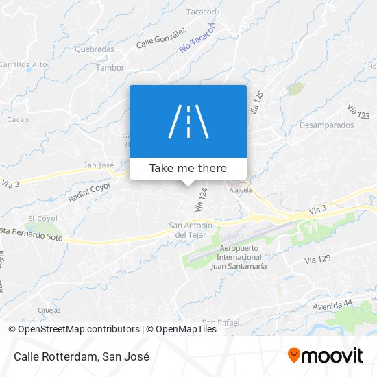 Mapa de Calle Rotterdam