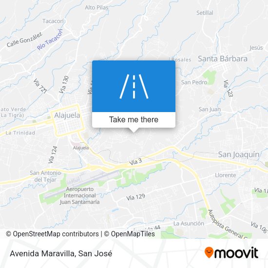 Mapa de Avenida Maravilla