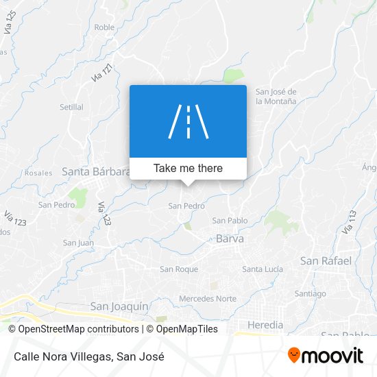 Calle Nora Villegas map