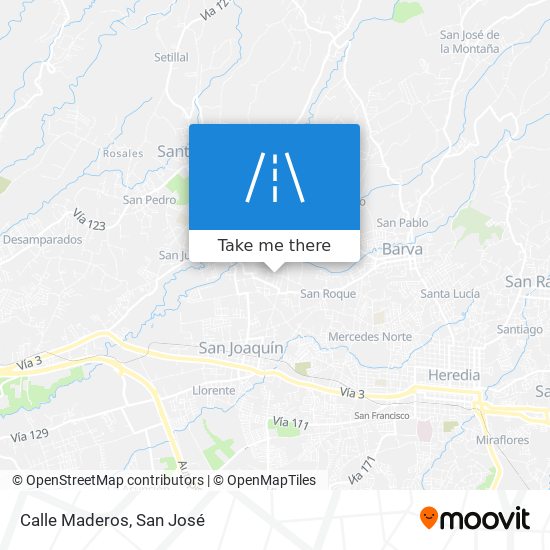 Mapa de Calle Maderos