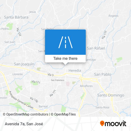 Mapa de Avenida 7a