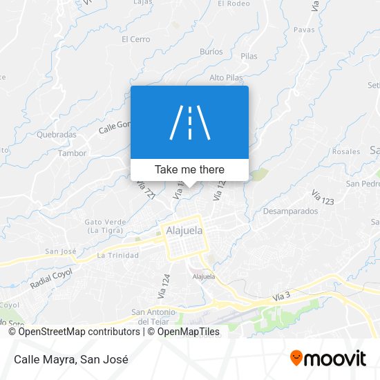 Mapa de Calle Mayra