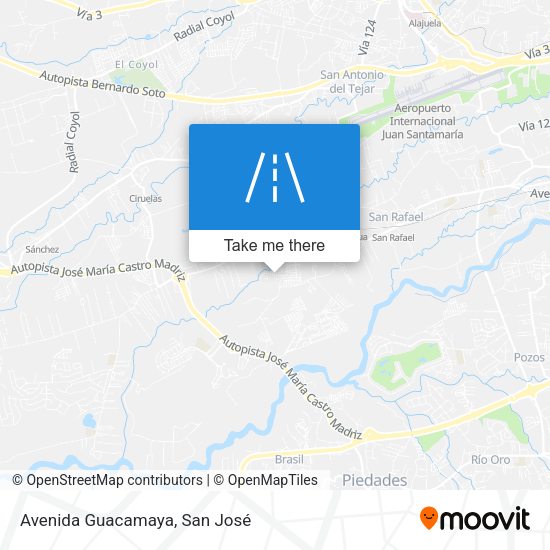Mapa de Avenida Guacamaya